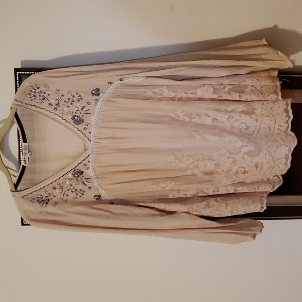 Jolt Frilly Long Sleeve Boho Top